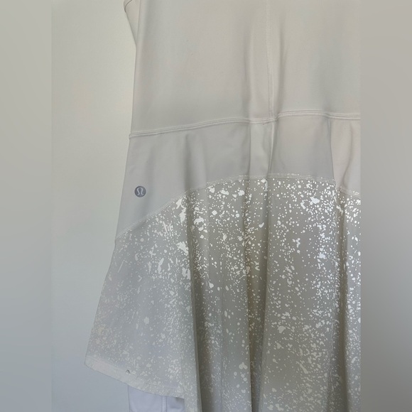 Lululemon Serene Stride Dress with Liner Shorts Size 10 white - Picture 7 of 12